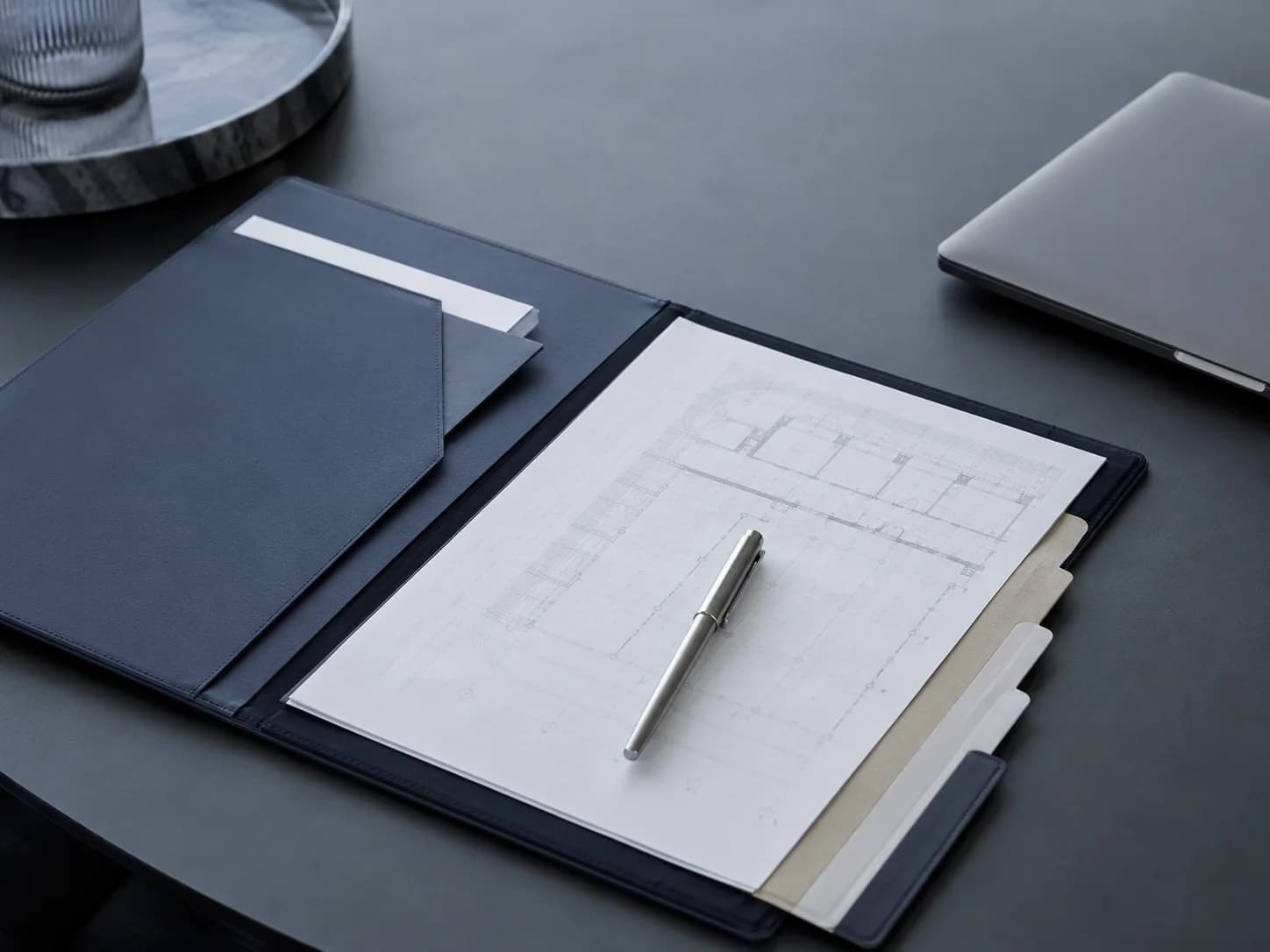 Legal completion workspace with property plans